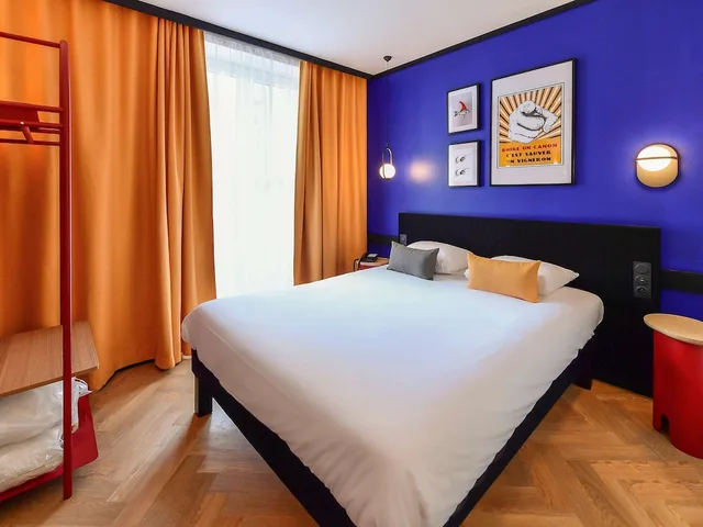 غرفة قياسية بسريرين منفصلين، Ibis Styles Dijon Central 2/6