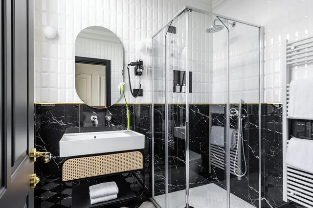 غرفة قياسية بسريرين منفصلين، Continentale Hotel 10/10
