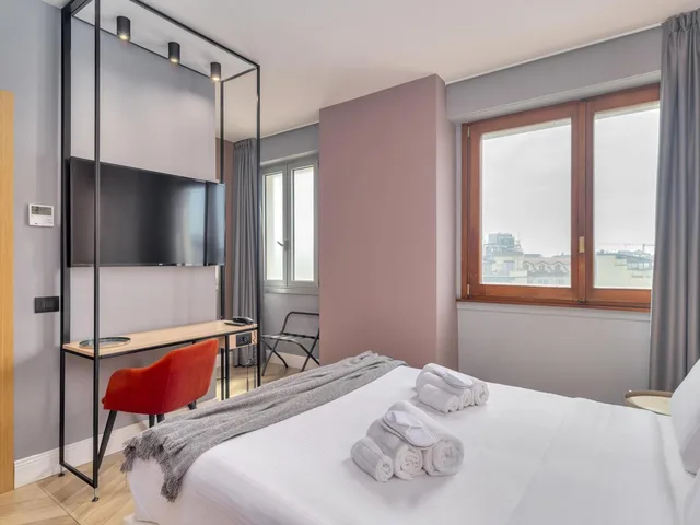 غرفة ديلوكس بسرير كوين، B&B Hotel Milano City Center Duomo 5/7