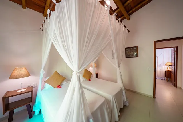 Chalet, 2 Double and Twin Beds, Queen Bed, Pousada Do Bosque 1/4