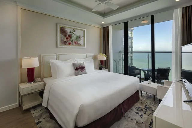 استوديو بسرير كينج بإطلالة على البحر، Vinpearl Beachfront Nha Trang 8/10