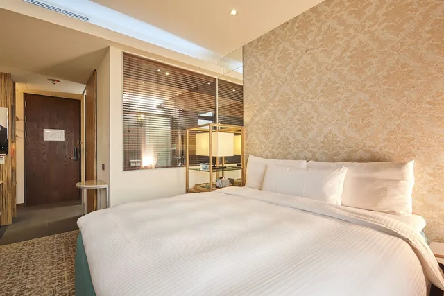 غرفة بريميير بسرير كينج، Lacle Hotel Luzhou Taipei 3/4