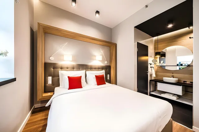استوديو بسرير كينج مع أريكة يُسمح فيها بالحيوانات الأليفة، Up Hotel Budapest 1/1