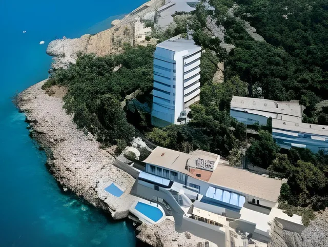 غرفة بسرير مزدوج أو سريرين منفصلين بإطلالة على البحر، Royal Neptun 1/1
