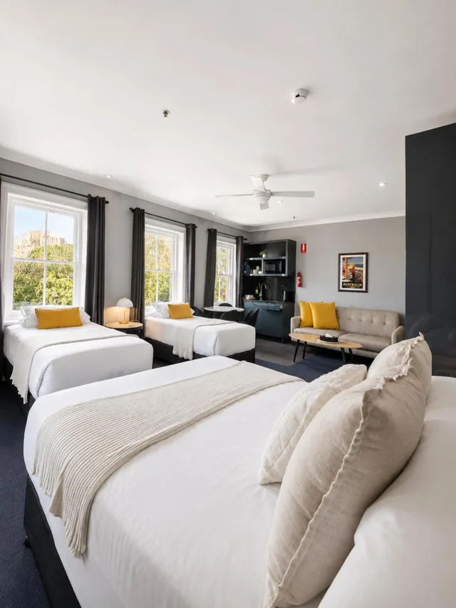 غرفة عائلية بحمام مشترك، Bayswater Boutique Lodge 1/7