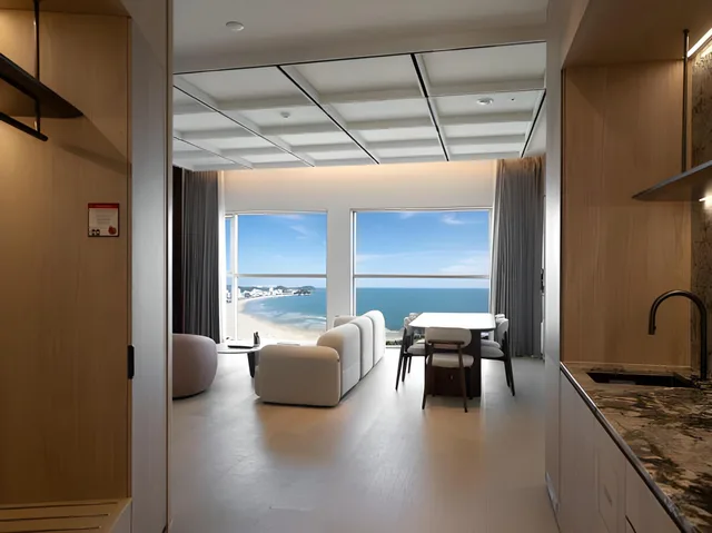 جناح غراند بإطلالة على البحر بجاكوزي، Mer de l'aube Hotel 1/1