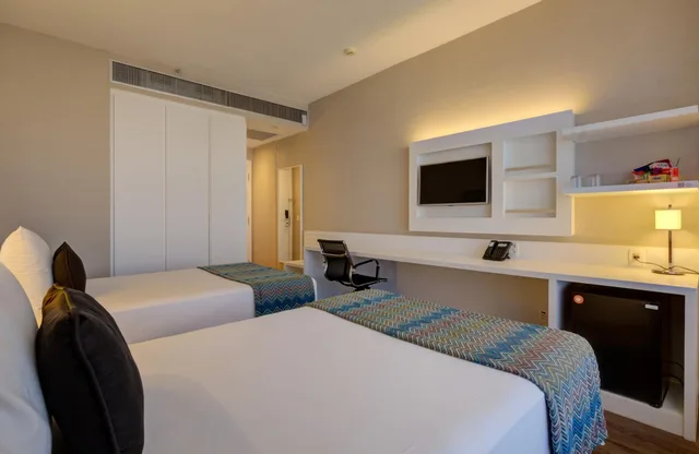 غرفة بسريرين منفصلين، Quality Hotel Sao Caetano 3/4