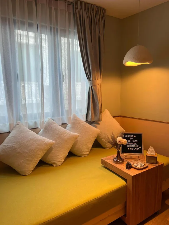 جناح استوديو بريميير ديلوكس بحوض استحمام، Swiss Heritage Boutique Hotel Jonker Street Melaka 5/8