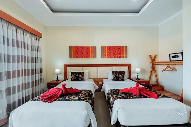 غرفة ديلوكس بسريرين منفصلين، Kubu Petitenget Suite Seminyak 5/8