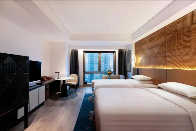 غرفة ديلوكس بسريرين منفصلين، Luxemon Hotel Pudong Shanghai 1/2