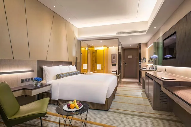 غرفة ديلوكس بسرير مزدوج، Radisson Blu Shanghai Pudong Jinqiao 1/4