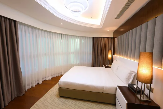شقة بسرير كينج وسرير كوين وسرير فردي بـ3 غرف نوم، Number One Tower Suites 3/5