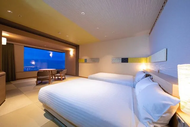 Twin Beds, Lake Side, Mountain View، Hotel Beniya 1/1
