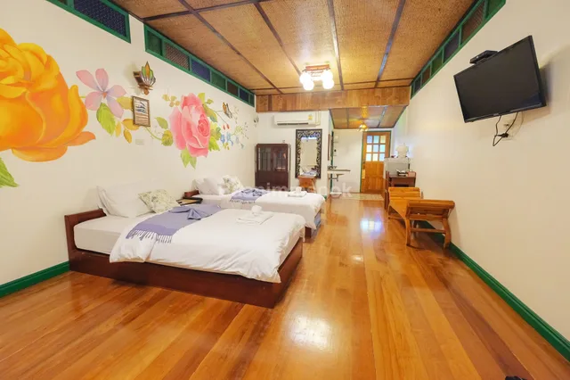 Deluxe, Twin Beds, Beach Side، Baan Imm Sook Resort 2/3