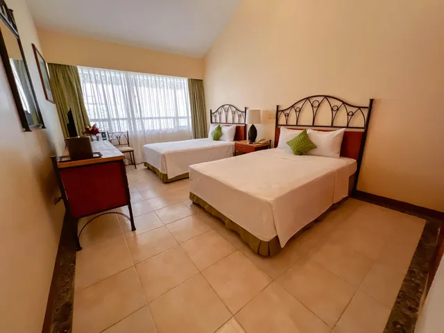 غرفة ديلوكس بسرير مزدوج بإطلالة على الحديقة، Villa Mercedes Palenque 2/7