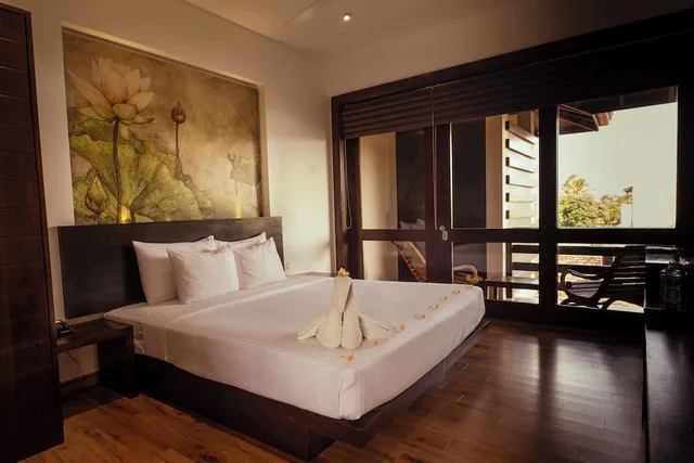 غرفة ديلوكس بسريرين منفصلين بشرفة، Terrace Green Hotel 3/10