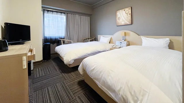 غرفة قياسية بسريرين منفصلين، Hotel Route Inn Tokyo Asagaya 1/1