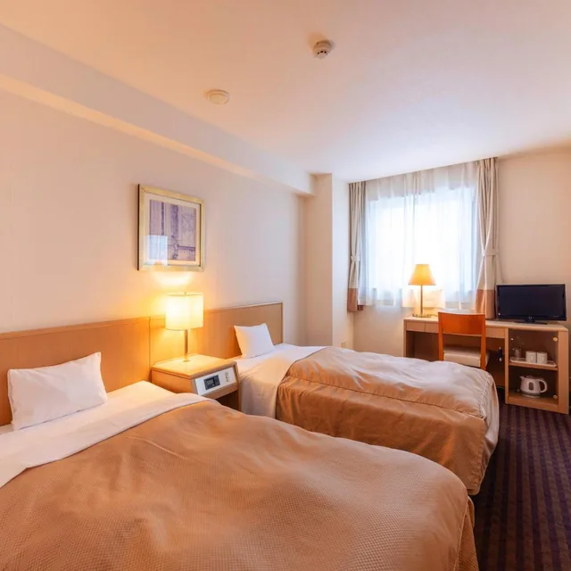 غرفة بسريرين منفصلين، Hirosaki Plaza Hotel 1/3