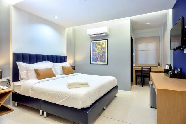 غرفة عائلية بسرير مزدوج أو سريرين منفصلين، Castle Black Bangkok 1/1