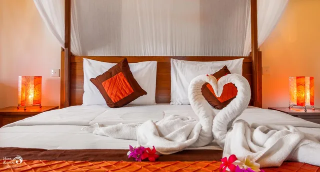 غرفة ديلوكس بسرير مزدوج بإطلالة على المسبح، Rama Shinta Hotel 9/10