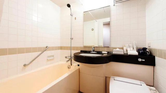 غرفة قياسية بسرير مزدوج مع دخول صالة النادي لذوي الإعاقة، Ana Crowne Plaza Hotel Hiroshima 4/5