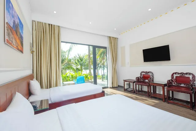 بنغل بسرير كوين بإطلالة على الحديقة، HAWAII RESORT PHU QUOC 8/10