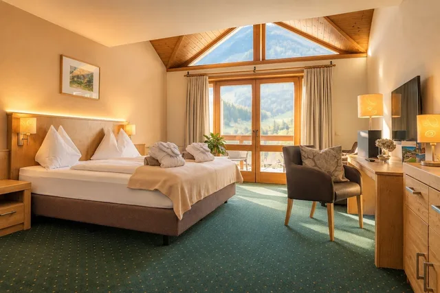 غرفة بانورامية بسرير كينج، Hotel Das Gastein 2/3