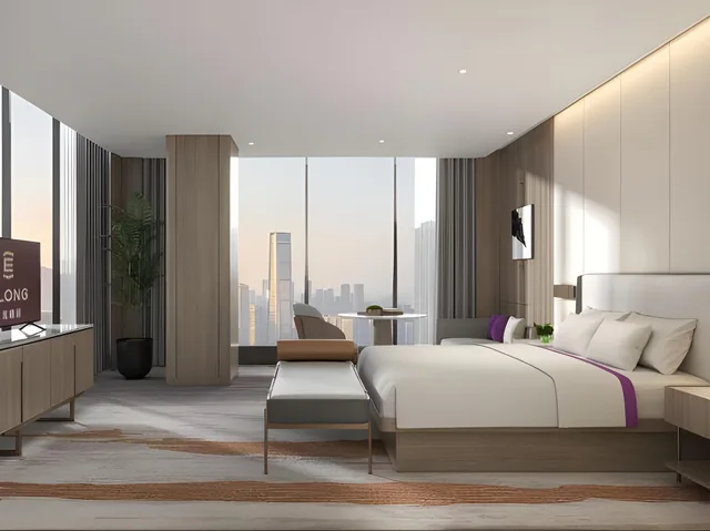 غرفة غراند بانورامية بسرير كينج، Elong Hotel Jakarta PIK 1/1