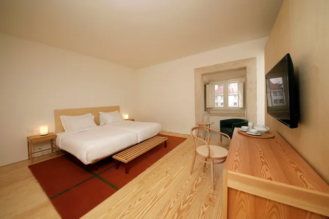 غرفة بسريرين منفصلين، Montebelo Mosteiro de Alcobaca Historic Hotel 1/1