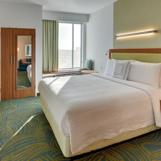 جناح بسرير كينج مع سرير سحّاب إضافي مع أريكة لذوي الإعاقة، SPRINGHILL SUITES DALLAS PLANO/FRISCO 1/5