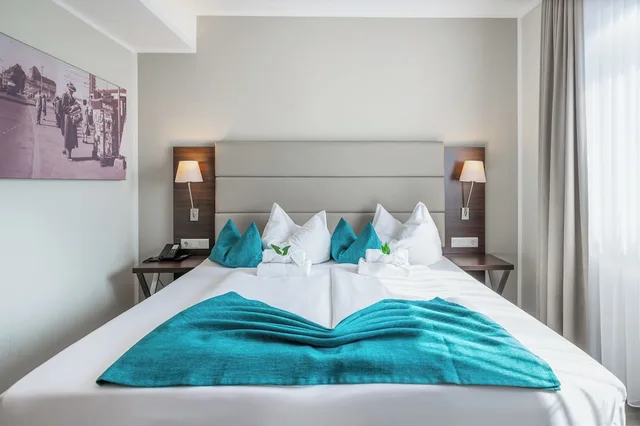 غرفة قياسية بسرير مزدوج أو سريرين منفصلين، Hotel Bomonti Nurnberg West 1/10