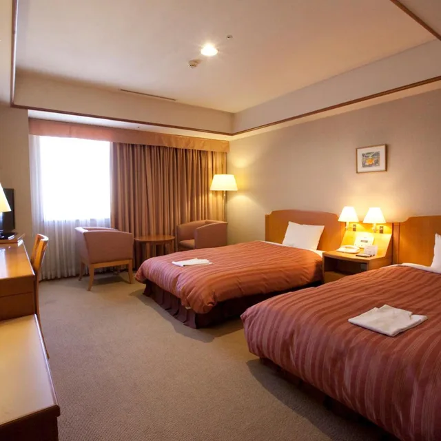 غرفة بسريرين منفصلين في طابق مرتفع، Mielparque Nagoya Hotel 1/5