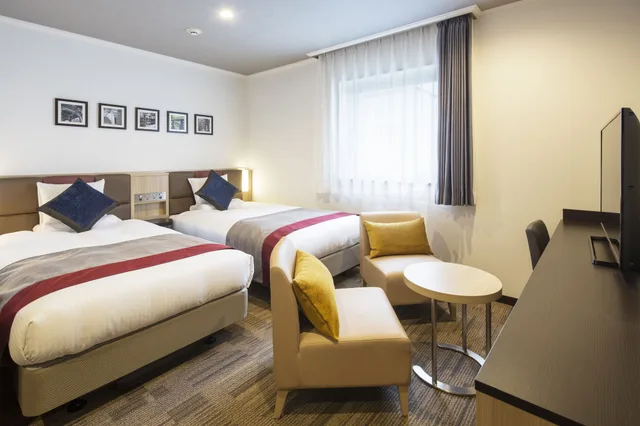 غرفة قياسية بسريرين منفصلين للمدخنين، Hotel Mystays Tachikawa 4/10