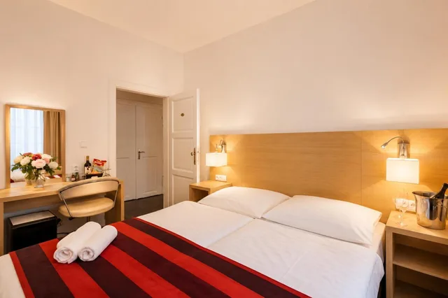 جناح عائلي بغرفتي نوم، Little King Hotel U Malvaze 6/10