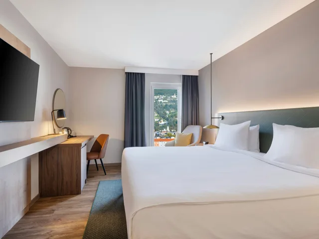 غرفة ركنية بسرير كينج، Hilton Garden Inn Innsbruck Tivoli 1/4