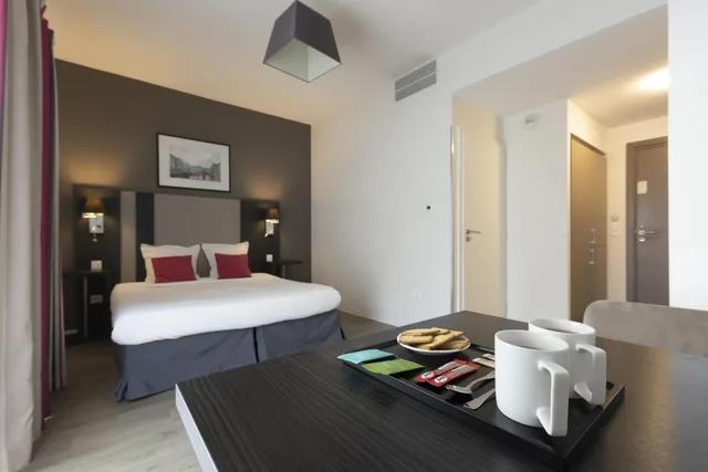 غرفة قياسية بسرير مزدوج، Appart hotel Odalys City Colmar Centre 3/3