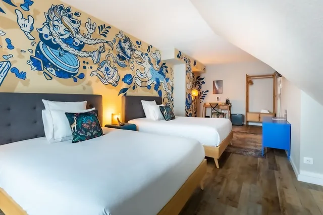 غرفة سوبيريور بسريرين مزدوجين، La Maison Hotel Mulhouse Centre 2/4