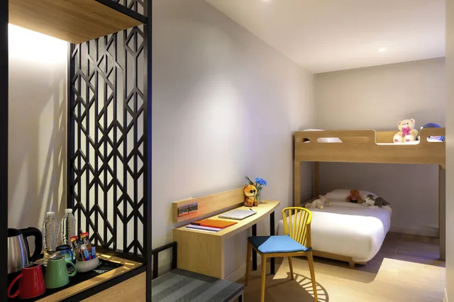 غرفة عائلية بسرير بطابقين وسرير كوين، Ibis Styles Bangkok Ratchada 10/12
