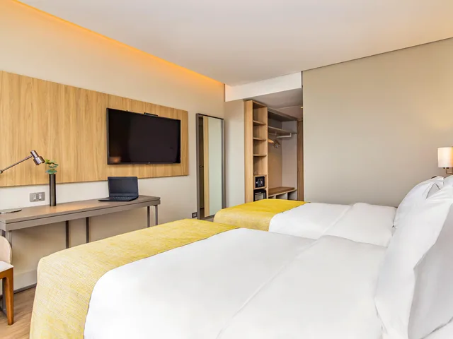 شقة تنفيذية عائلية بسرير كينج بإطلالة على النهر، Mercure Itajai Navegantes 10/10