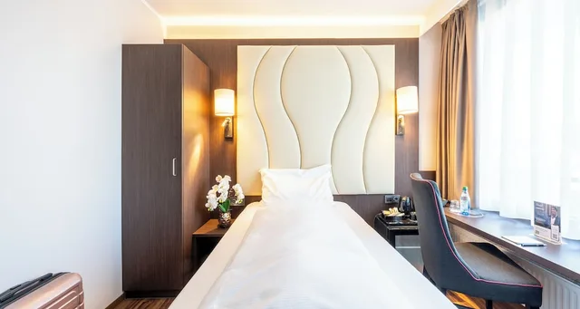غرفة قياسية مفردة بسرير فردي، PLAZA Hotel Fohr am Bodensee 4/10
