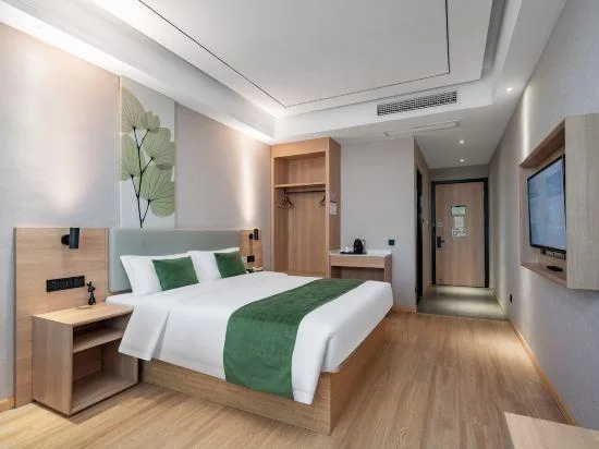 غرفة ديلوكس بسرير مزدوج، GREENTREE INN ZHEJIANG SHAOXING SHANGYU DISTRICT HIGH-SPEED RAIL STATION BUSINESS HOTEL 2/2