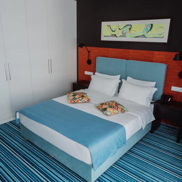 غرفة كلاسيكية بسرير مزدوج بشرفة، Tangerine Apart Hotel Batumi 3/10