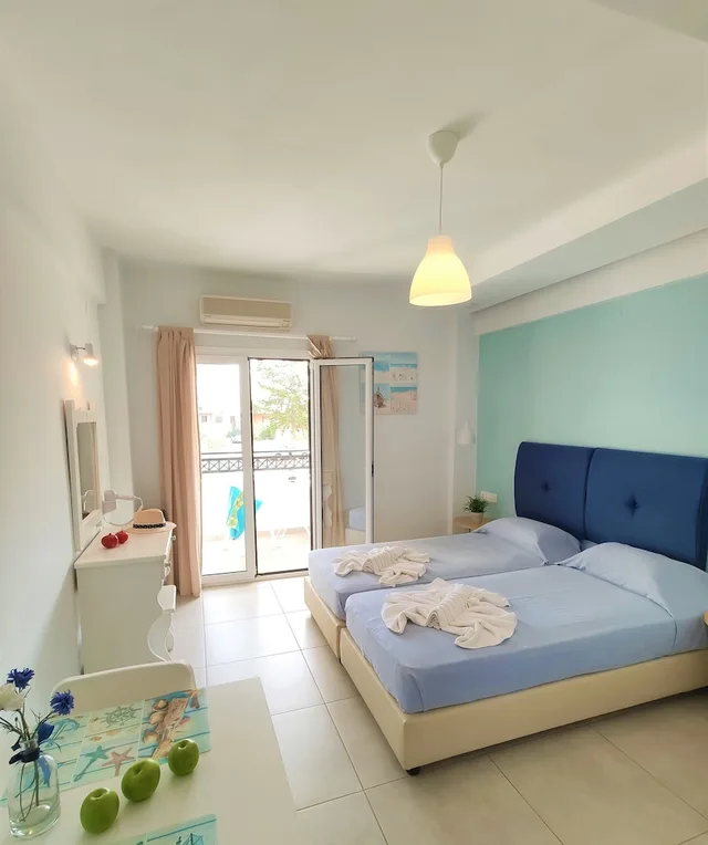 غرفة ديلوكس بسرير مزدوج، Kostas Apartments 3/10