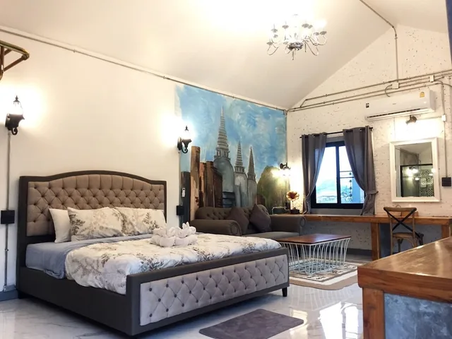 Family, 1 Queen and 1 Single Bed, Home Ayutthaya 2/3