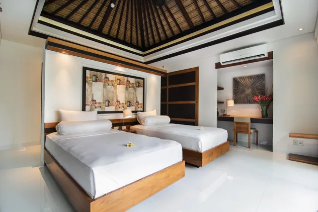 2 Bedrooms, Luxury, Villa, Twin Beds, with Pool، Kedonganan Beach Villas 2/2