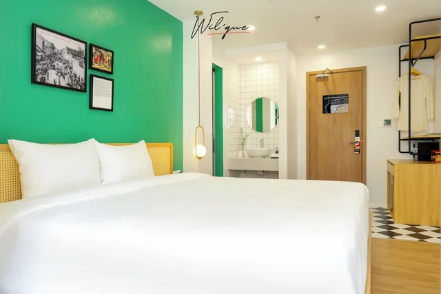 غرفة تنفيذية بسرير كينج بشرفة، Wilque Hotel Hanoi 7/10