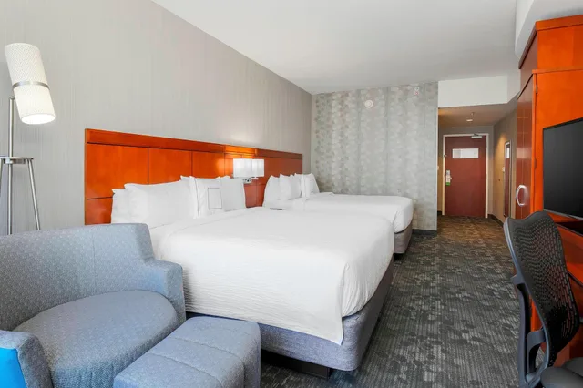 جناح بسريرين كوين مع أريكة، Courtyard by Marriott San Jose Campbell 1/9