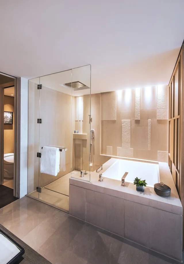 غرفة بسرير كينج بإطلالة على المدينة، Park Hyatt Beijing 2/2