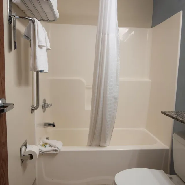غرفة بسرير كوين بحوض استحمام لذوي الإعاقة، Microtel Inn & Suites By Wyndham Waynesburg 10/10