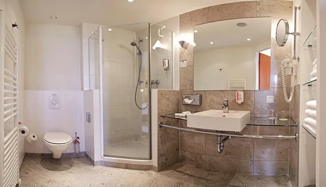 غرفة سوبيريور بسريرين منفصلين بمطبخ صغير، Best Western Premier Airporthotel Fontane Berlin 3/4